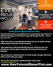 Load image into Gallery viewer, Smart Film® 24-in x 24-in Smart Film Switchable Privacy Electric Window Tint to Create Smart Glass