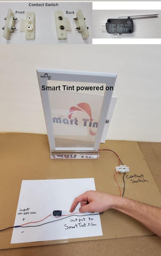 Smart Tint Contact Switch and and Normally Closed Relay - Smart Film