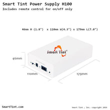 Load image into Gallery viewer, Smart Tint Power Supply H-100R with Remote Control/Wall Switch - Smart Film