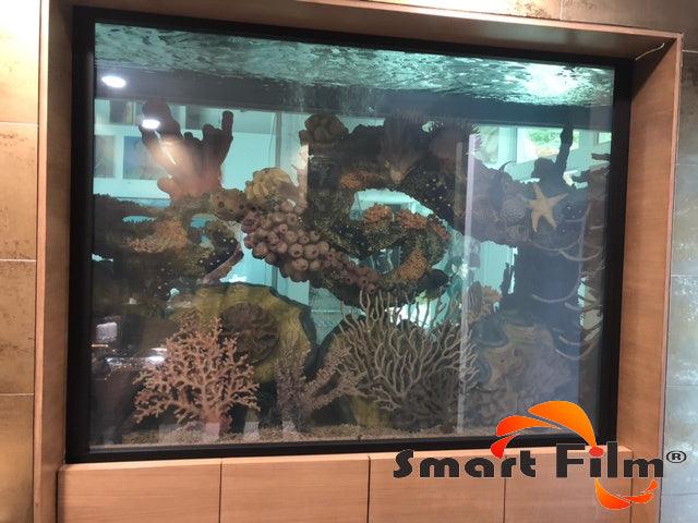 Genuine Smart Film® Technology Featured on Aquarium - Smart Tint® Smart Film® USA Factory Direct call 866-249-3077