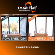 Load image into Gallery viewer, Smart Film® 12-in x 12-in Smart Film Switchable Privacy Electric Window Tint
