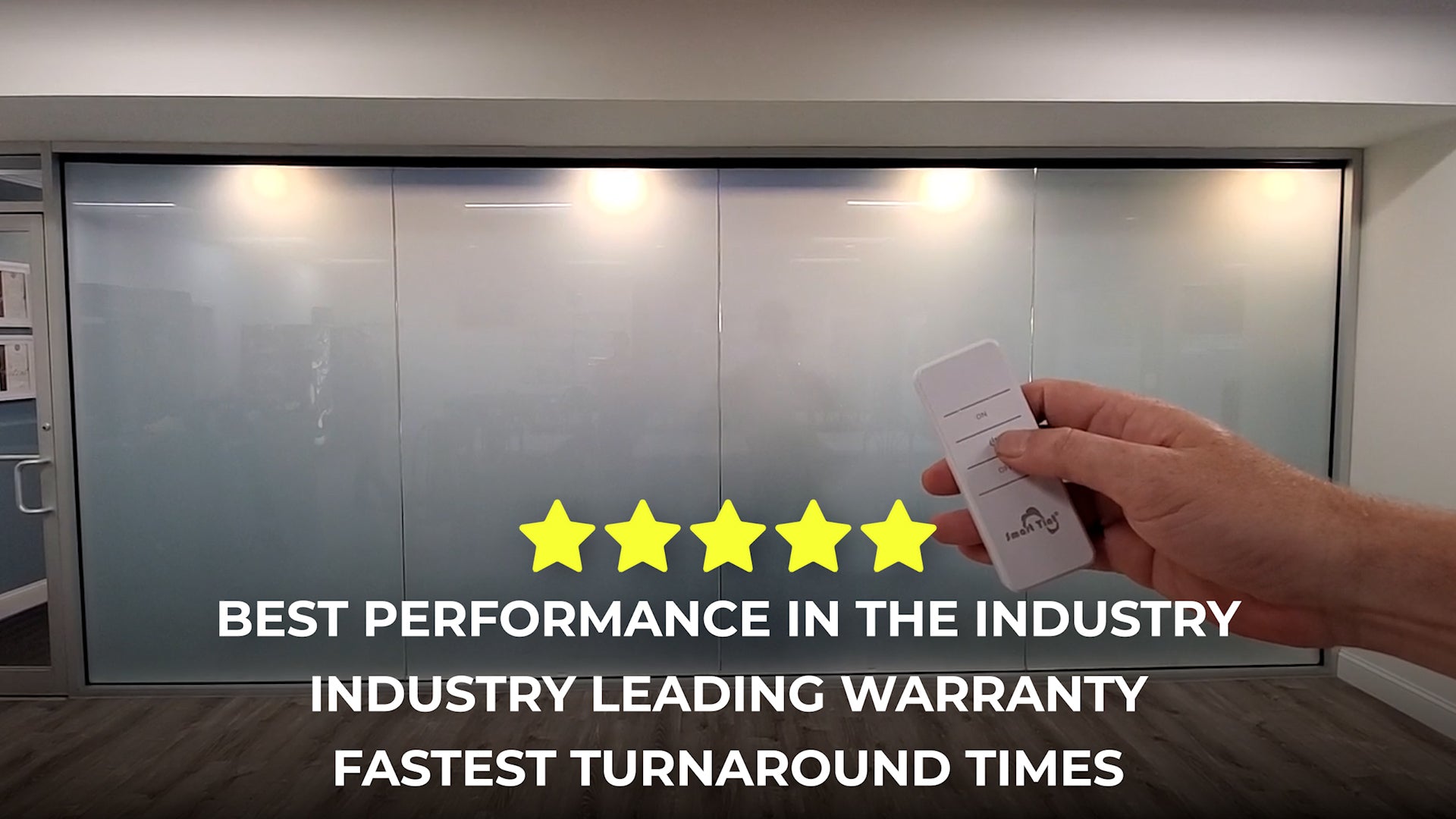 Smart Film Electric Window Tint Self Adhesive White 2 sq. ft - 50% Dep ...